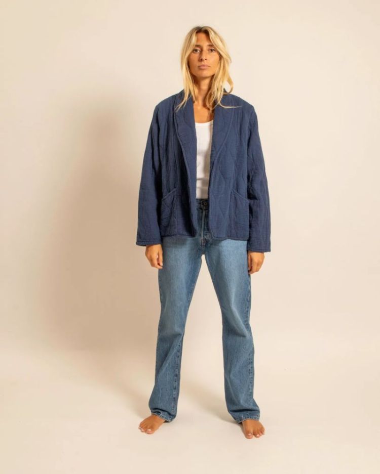 VOILE DE COTON  MARINE