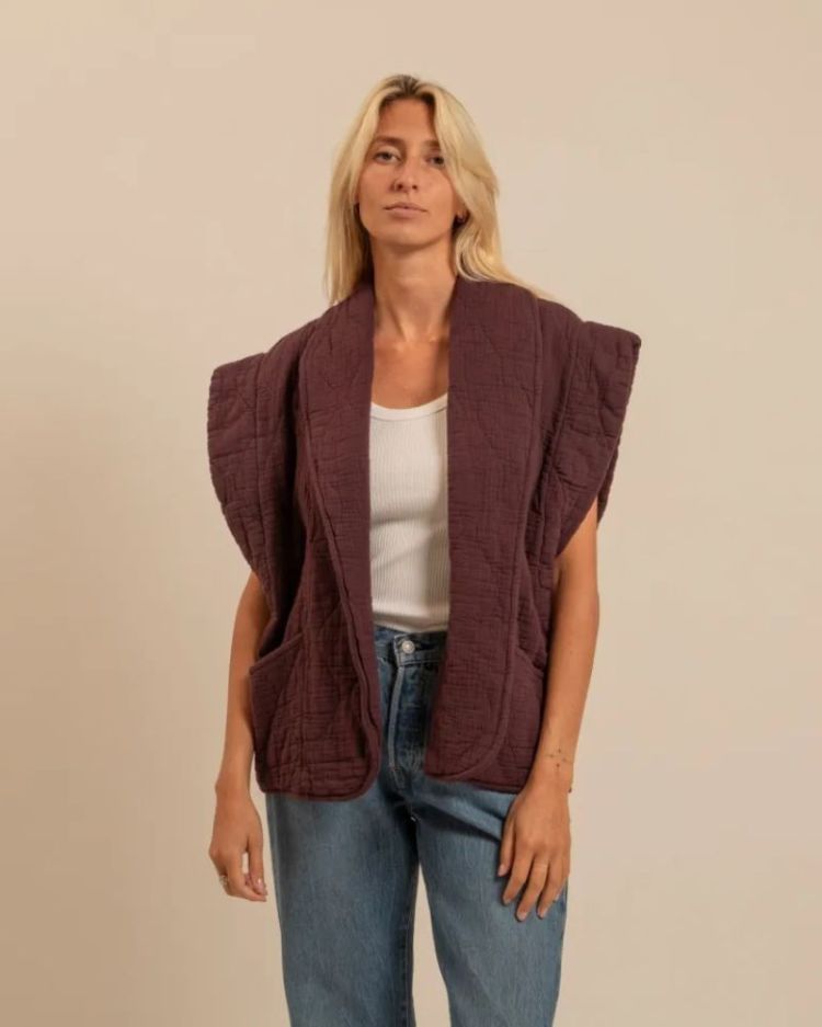 VOILE DE COTON BORDEAUX