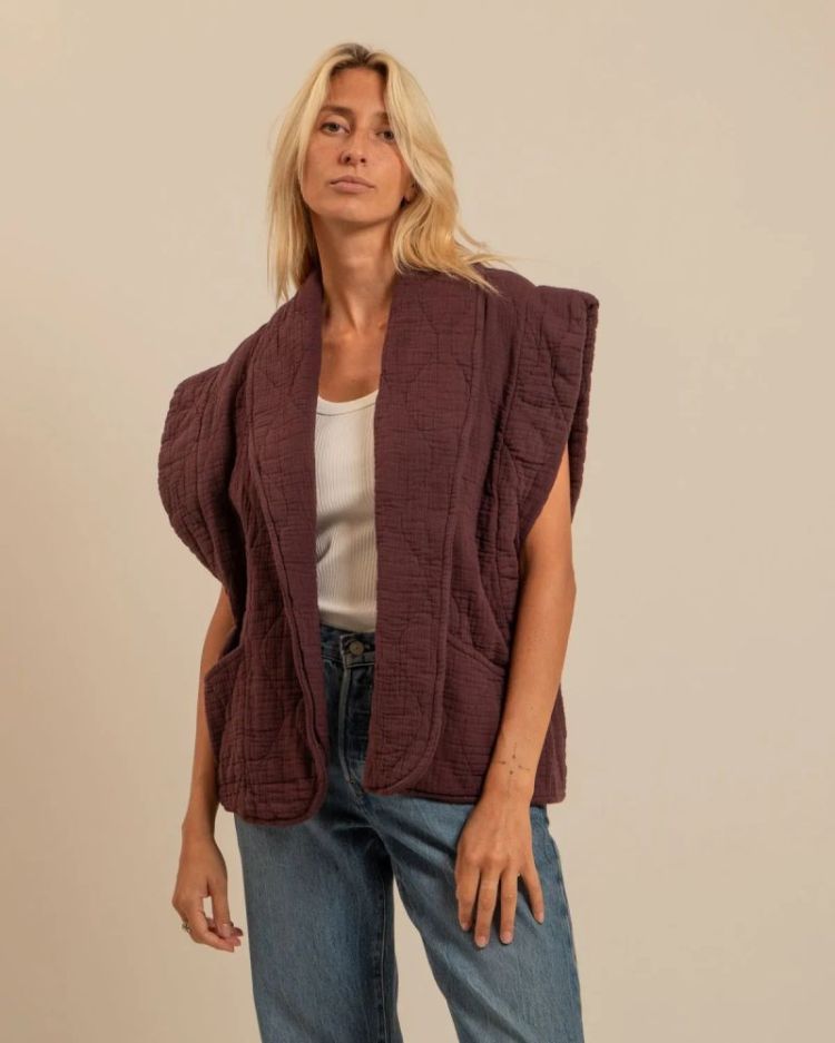 VOILE DE COTON BORDEAUX