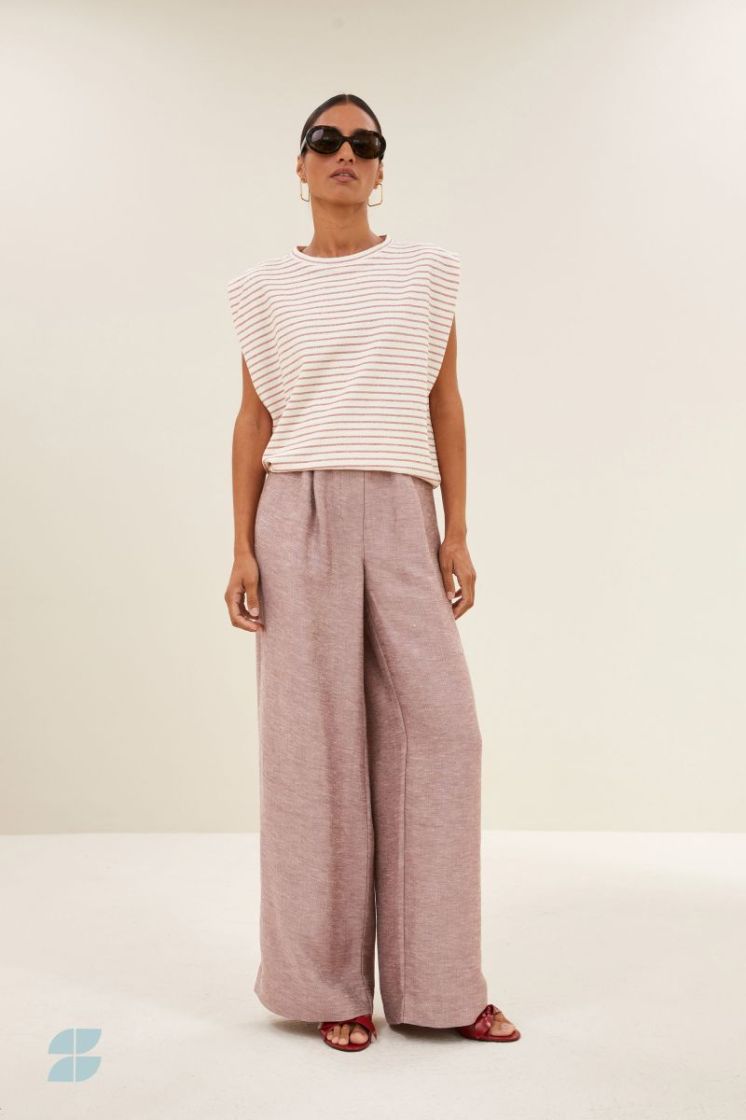 STRIPE SUNSET ROSE STR