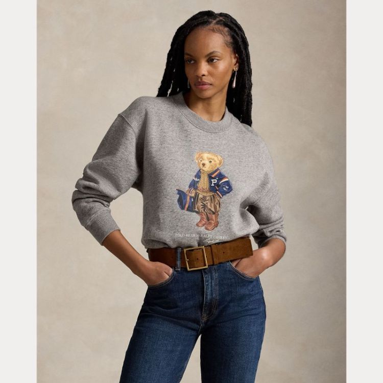 POLO BEAR FLEECE CREWNECK DARK VINTAGE HE