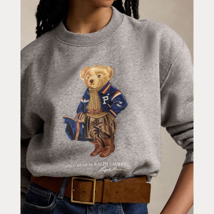 POLO BEAR FLEECE CREWNECK DARK VINTAGE HE