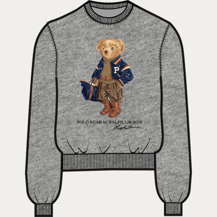 POLO BEAR FLEECE CREWNECK DARK VINTAGE HE