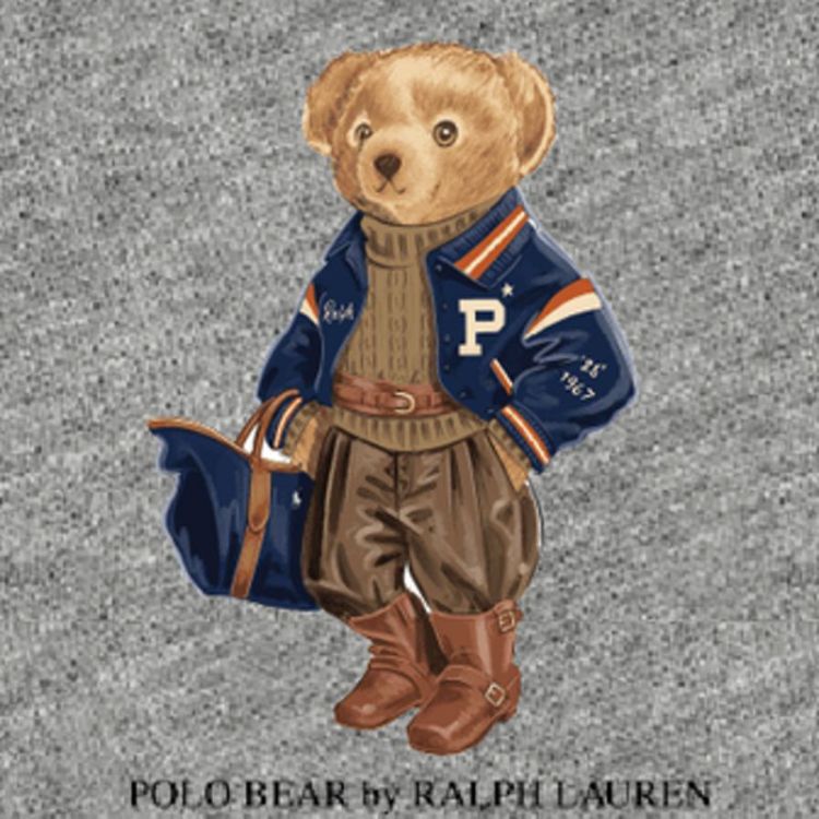 POLO BEAR FLEECE CREWNECK DARK VINTAGE HE