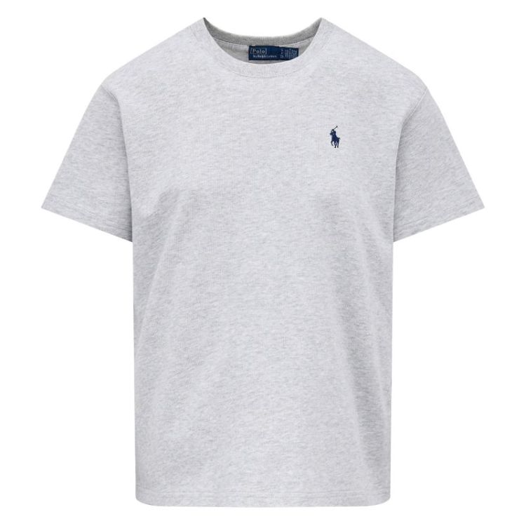 LOGO COTON JERSEY TSHIRT SS CN GREY ASH HEATHE