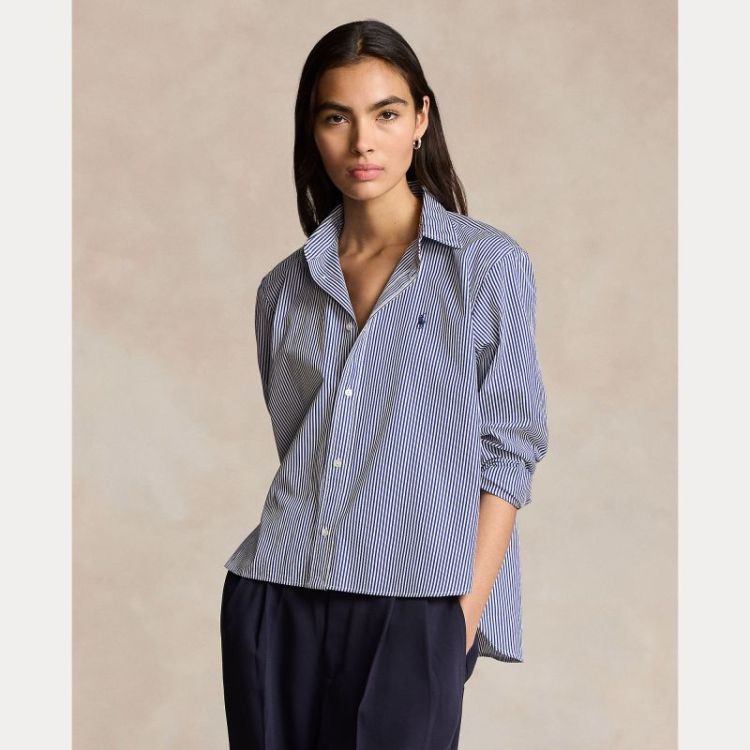 LS BUTTON FRONT SHIRT WHITE/FALL ROYA