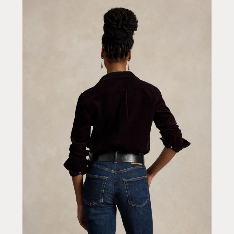 COTON CORDUROY SHIRT MIDNIGHT MERLOT