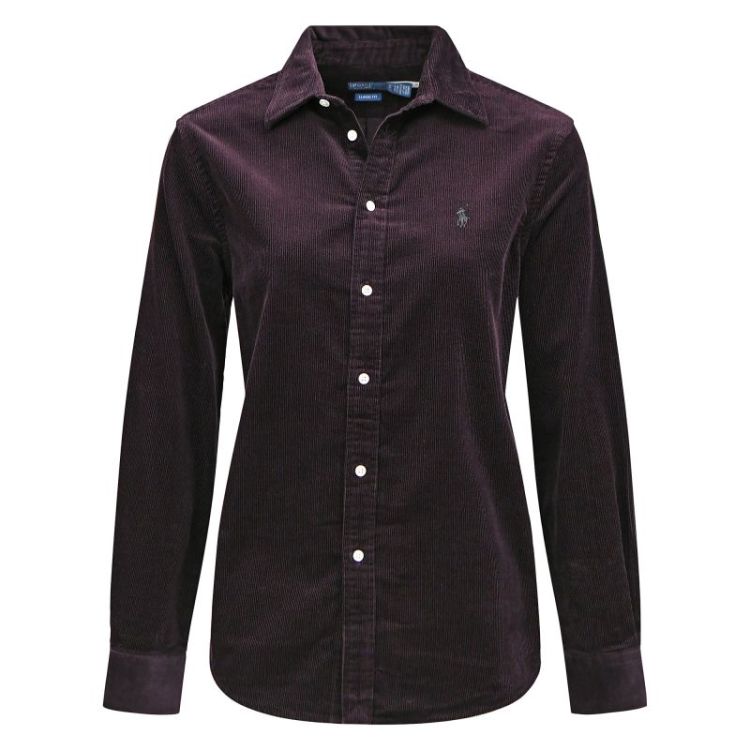 COTON CORDUROY SHIRT MIDNIGHT MERLOT