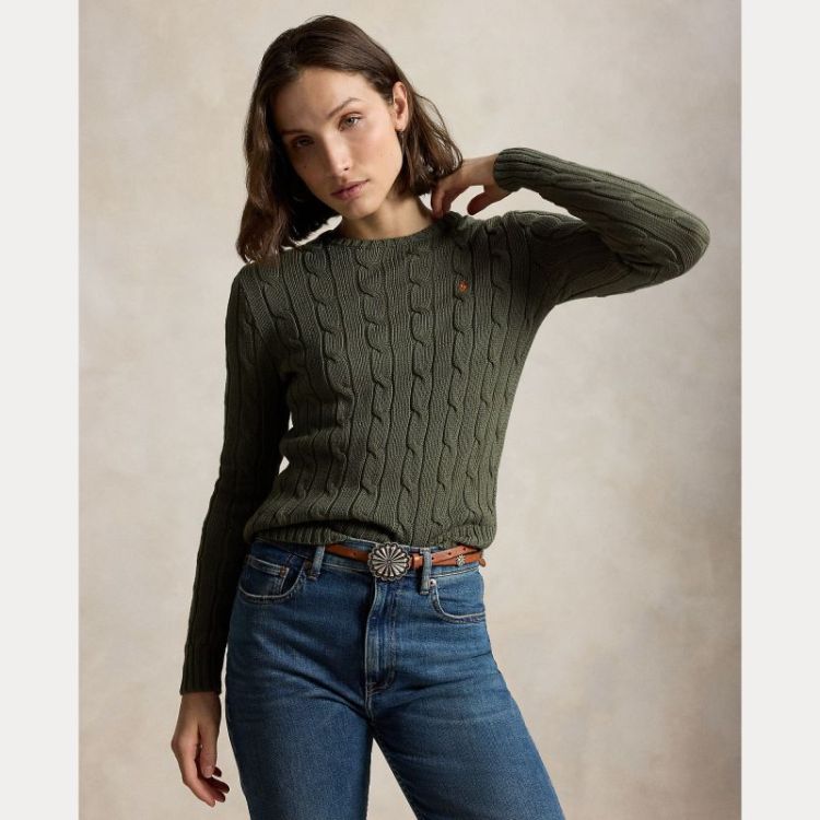 JULIANNA LS PULLOVER DENSE OLIVE