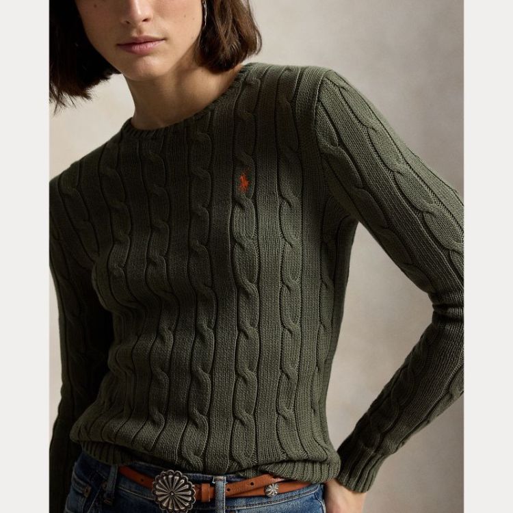JULIANNA LS PULLOVER DENSE OLIVE