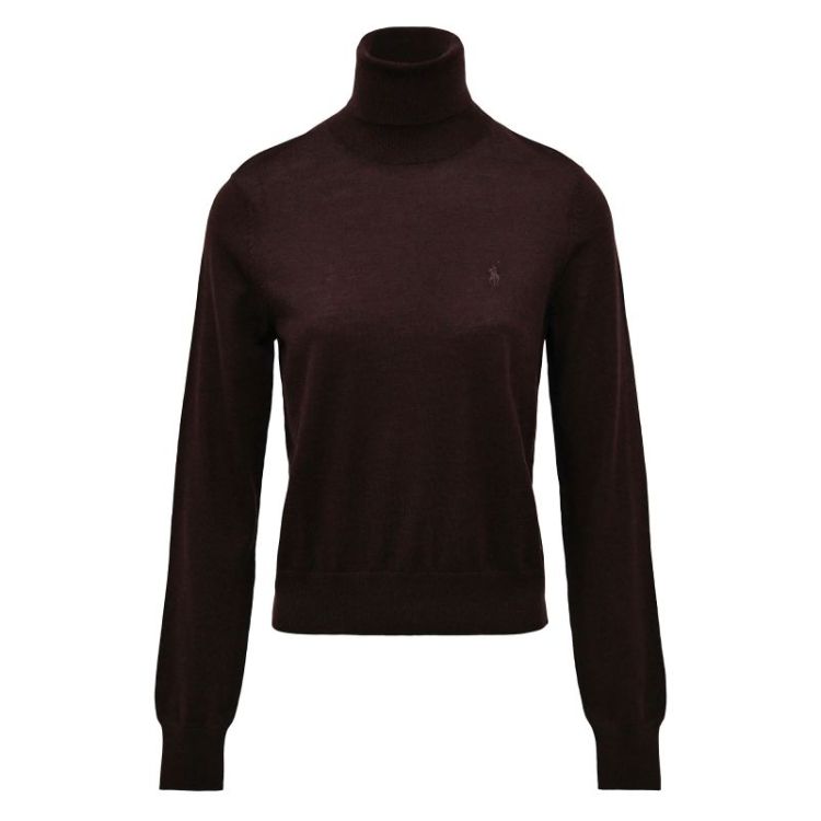 TURTLENECK MERINO PULLOVER DEEP CHOCOLATE 