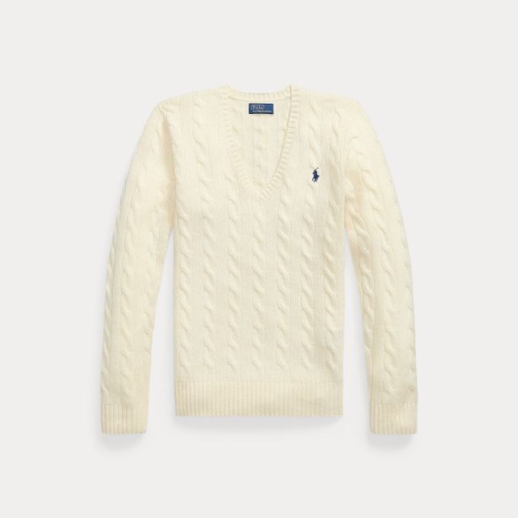 KIMBERLY CABLE LS PULLOVER CREAM