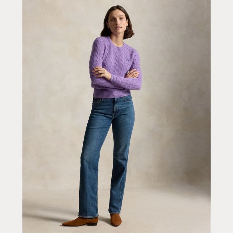 JULIANNA CABLE LS PULLOVER AMETHYST FALL