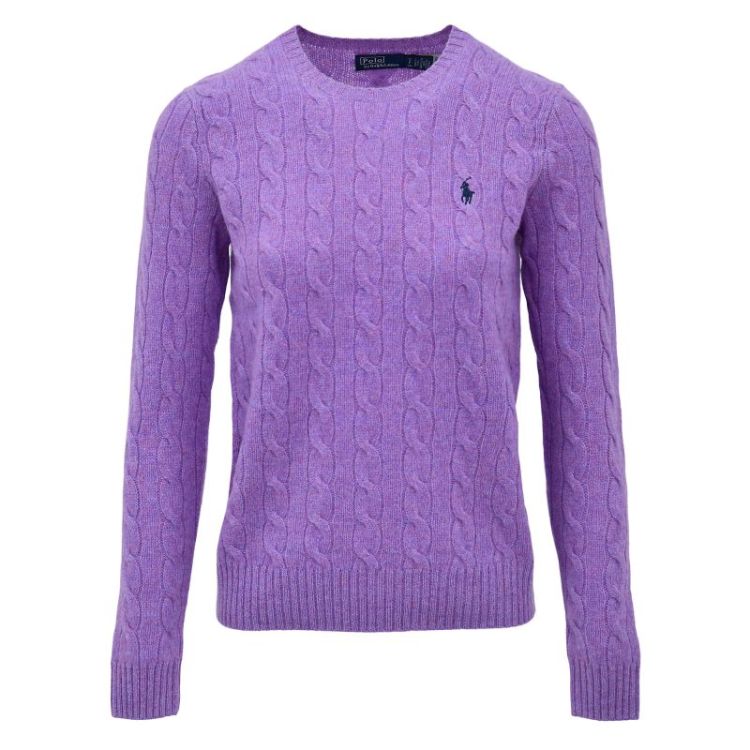 JULIANNA CABLE LS PULLOVER AMETHYST FALL