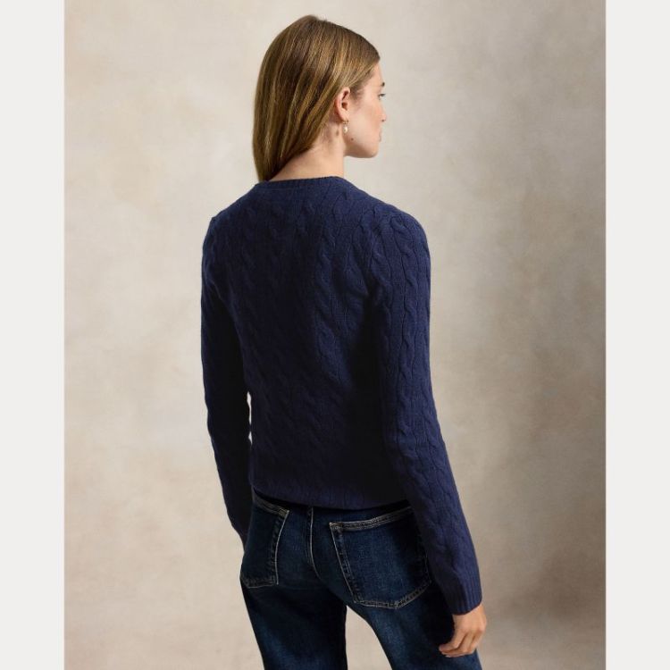 JULIANNA CABLE LS PULLOVER HUNTER NAVY