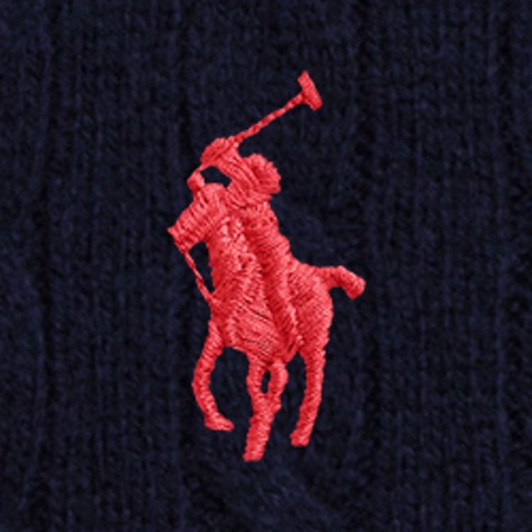 JULIANNA CABLE LS PULLOVER HUNTER NAVY