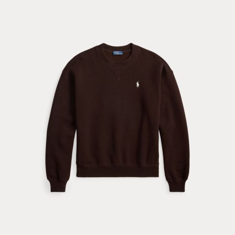 LOGO FLEECE SWEATSHIRT CIRCUIT BROWN