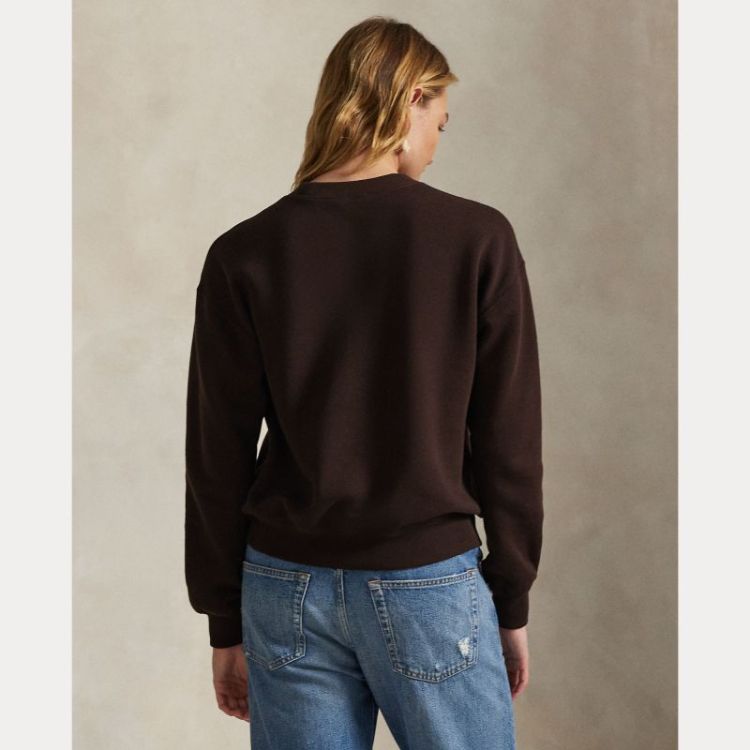 LOGO FLEECE SWEATSHIRT CIRCUIT BROWN