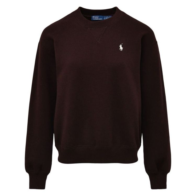 LOGO FLEECE SWEATSHIRT CIRCUIT BROWN