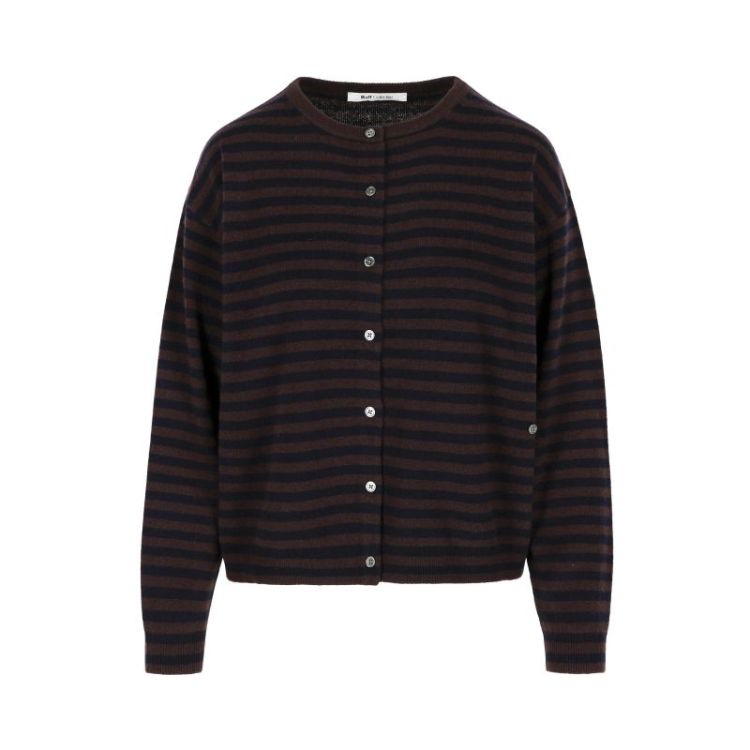STRIPED CASHMERE BROWN