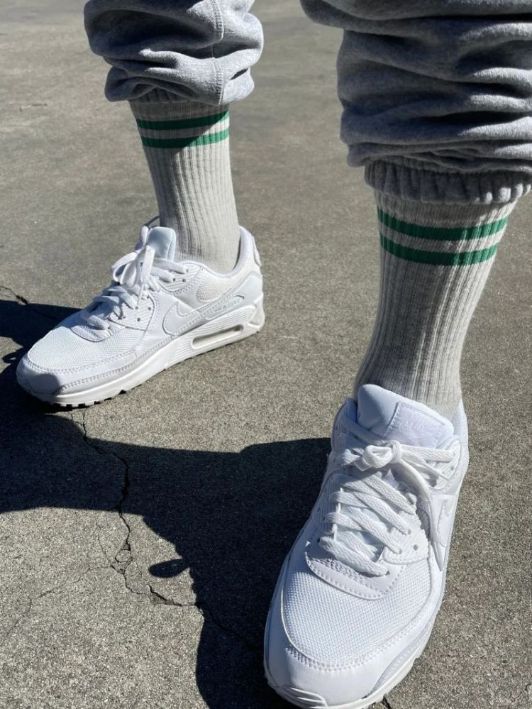  LT GREY/GREEN