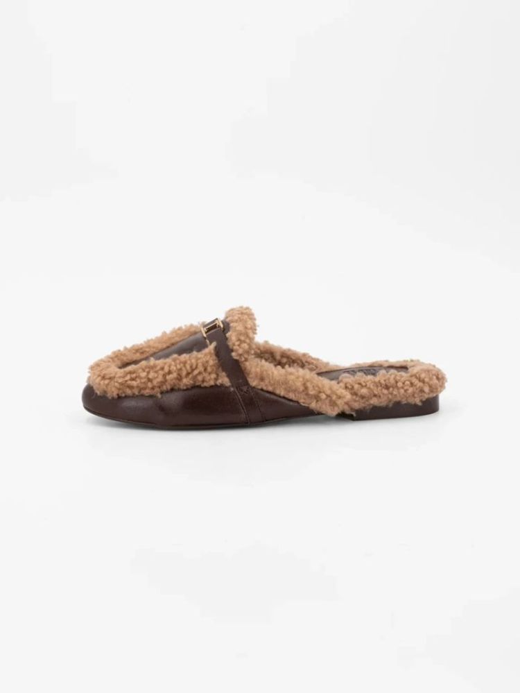SOFIA DF LIN CURLY CHOCOLATE/SAND