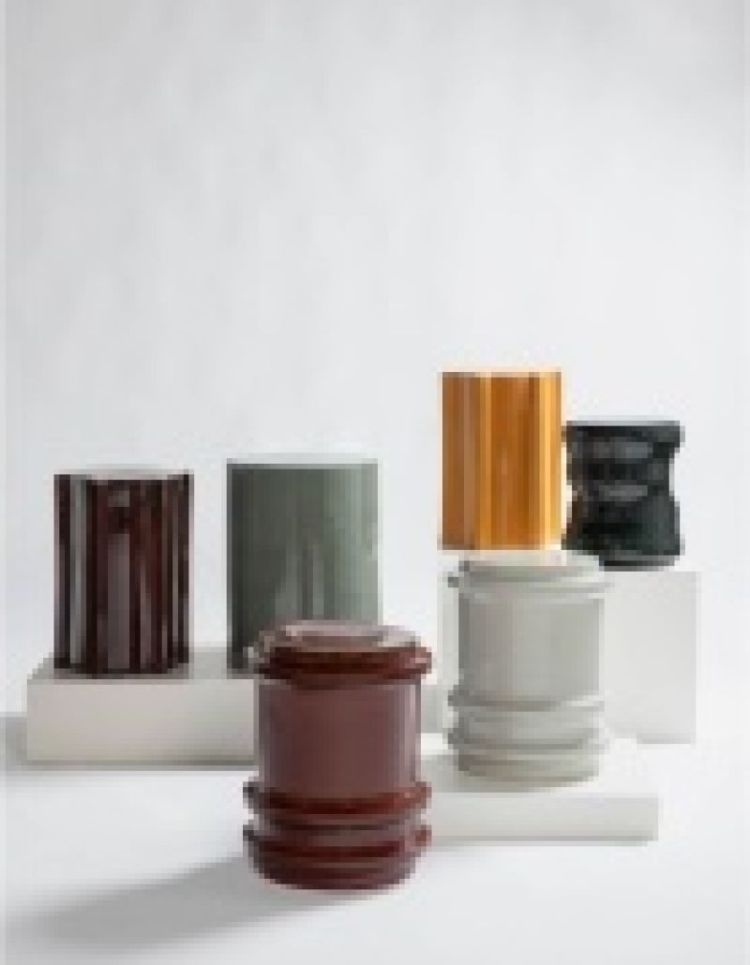 SIDE TABLE PAWN DARK GREEN