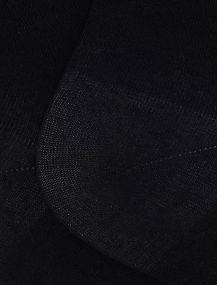 Chaussettes courtes uni NOIR