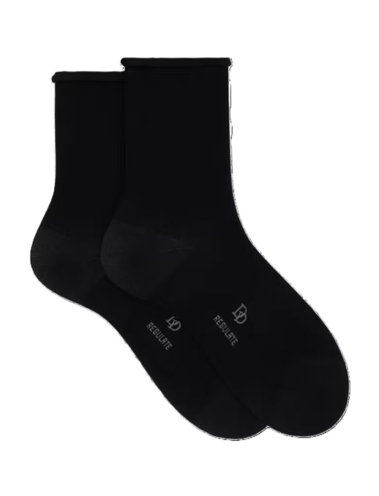 Chaussettes courtes uni NOIR